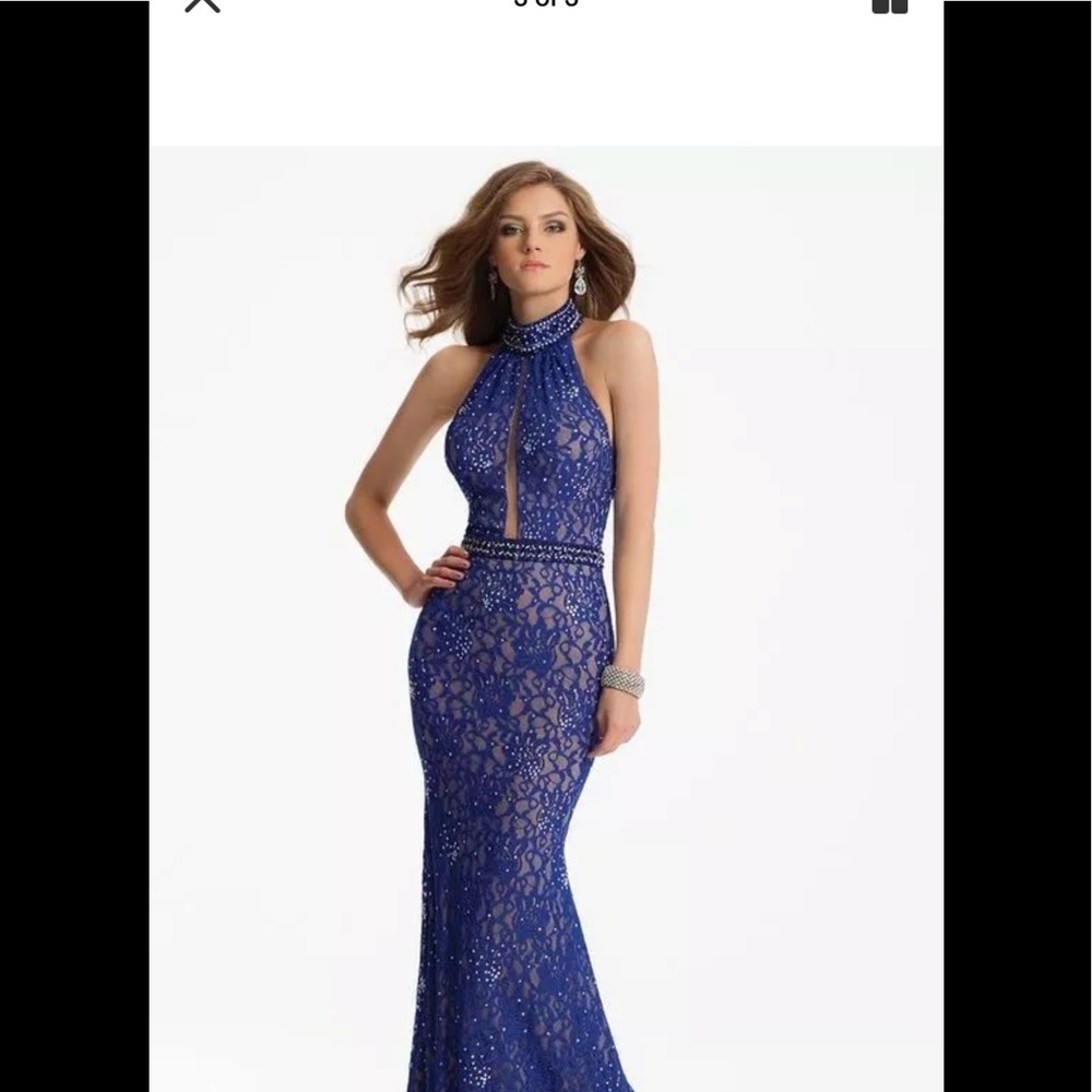 PROM/PAGEANT/FORMAL CAMILLE LA VIE BLUE SIZE 2